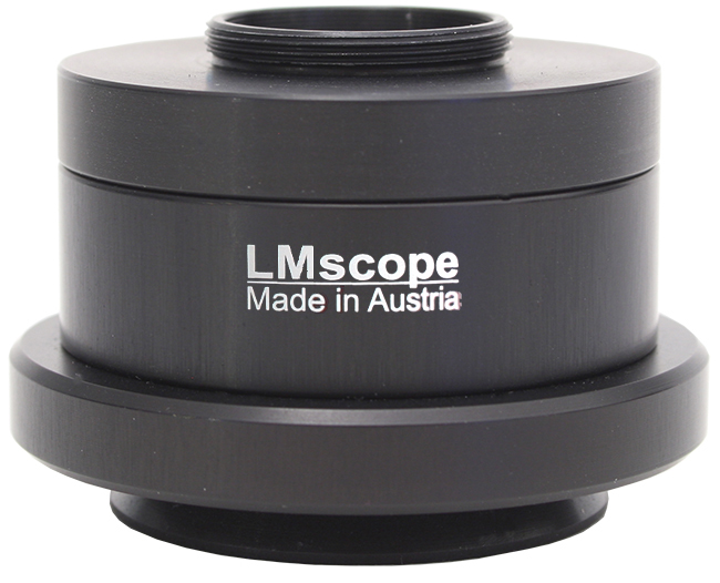 C-Mount Adapterl�sung 0,5x f�r Olympus Phototuben mit 42mm