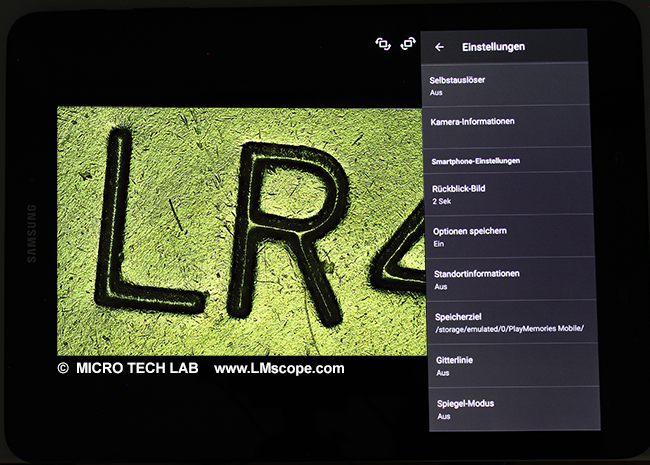 PlayMemories Men� Sony App