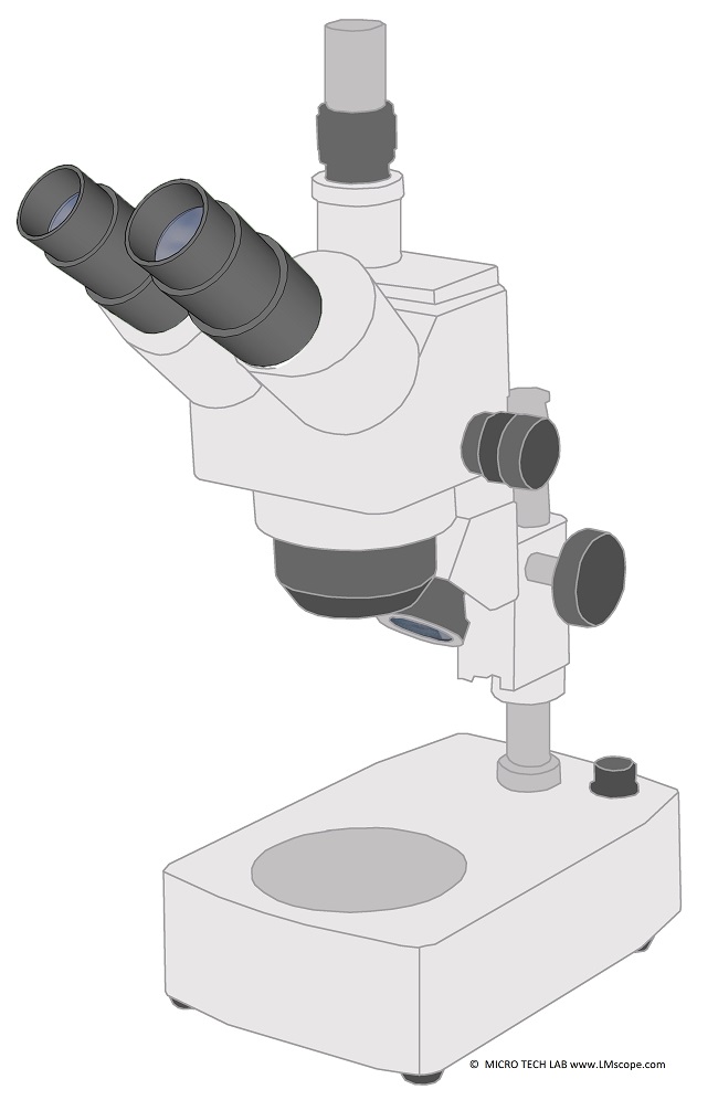 Bresser Advance ICD Stereomikroskop mit Fototubus 23,2 mm Innendurchmesser und Okular Tubusinnendurchmesser 30,5 mm