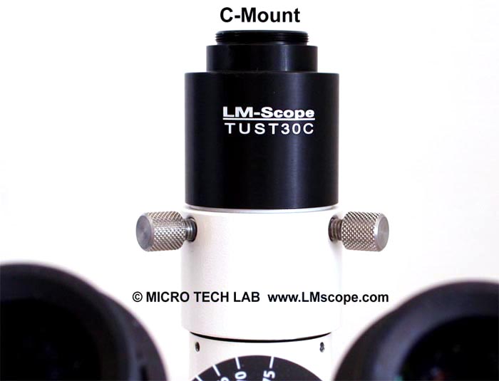 LM direct image c-mount port 1x con conexi�n C-Mount para microscopio Zeiss con fototubo