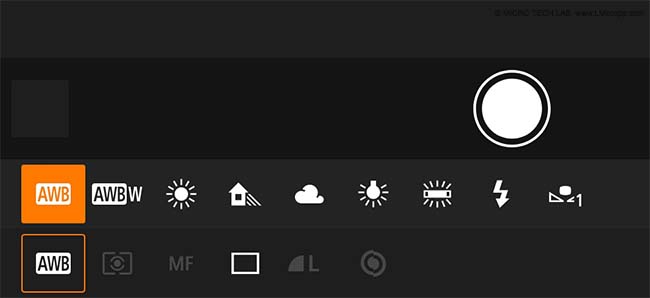 Am Mikroskop Canon Camera Connect Weißabgleich Lichtquelle