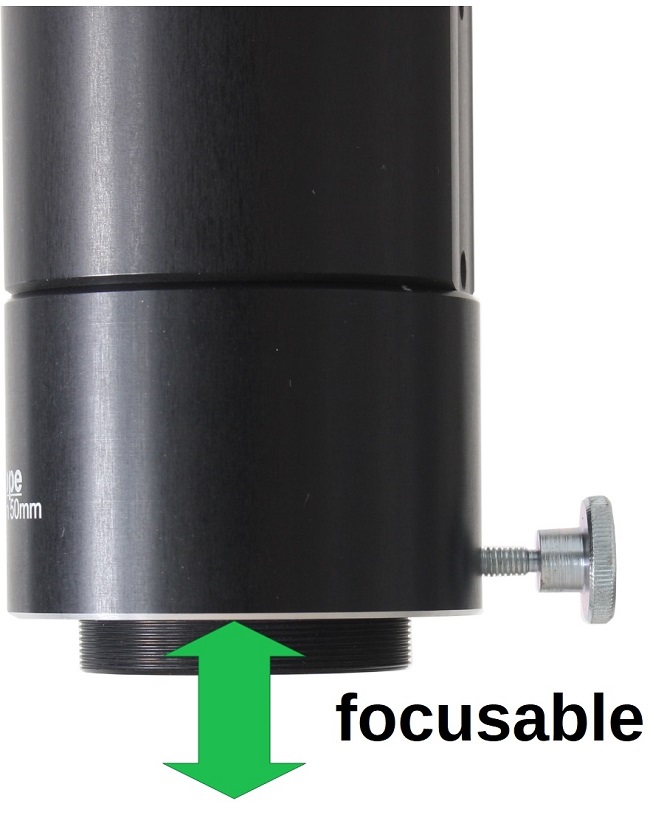 Fokussierbar Parfokalität Adapterlösung