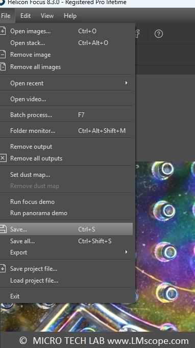 Helicon Focus In der Mikroskopie, fertiges perfektes Foto mit hoher Tiefensch�rfe abspeichern, Verbesserung der Bildqualit�t