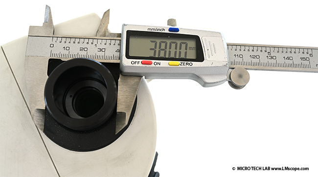 Leica S9D tubo fotográfico divisor de haz tubo trinocular diámetro exterior, tubo fotográfico, adaptador de microscopio