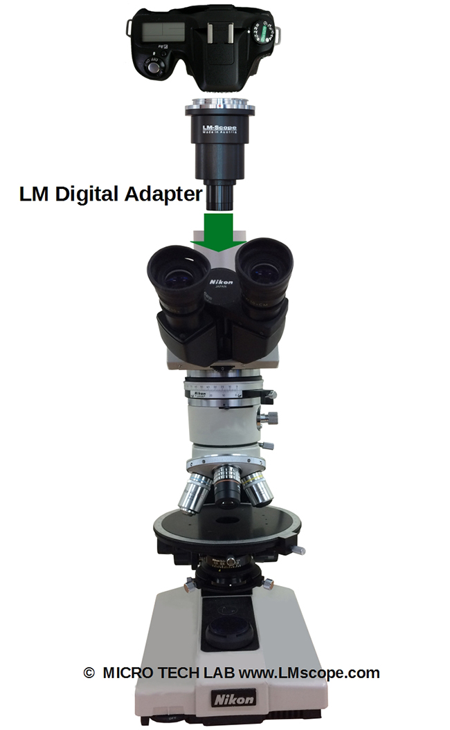 Nikon Labophot Fototubus Adapterlösung