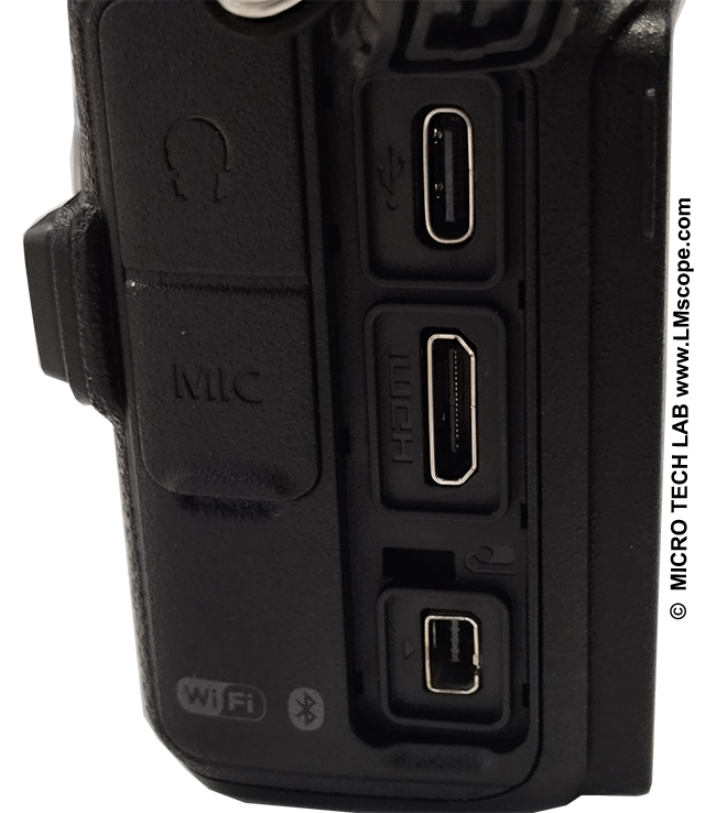 Schnittstellen USB- C, HDMI , Nikon Mikroskopkamera Z6II, Mikroskop Adapterl�sung