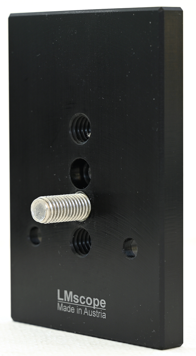 Montageplatte für Stackshot rail für LM Stative