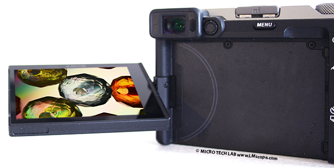 Écran mobile pivotant Sony Alpha 7c