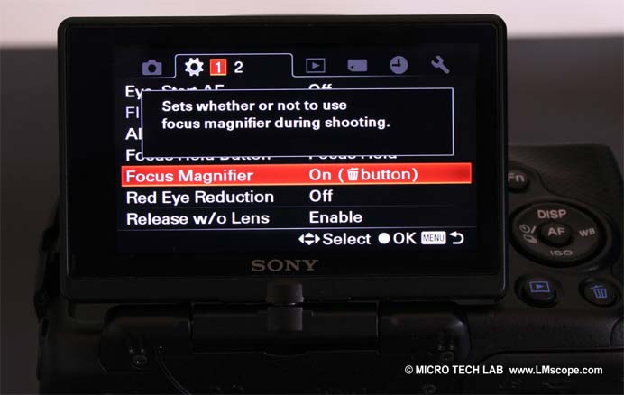 funci�n de ampliaci�n en modo de Live View 