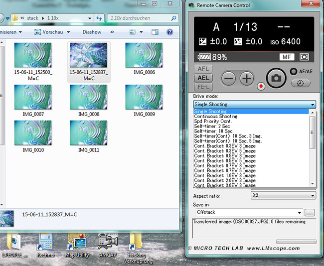 Sony remote Software für DSLR und DSLM