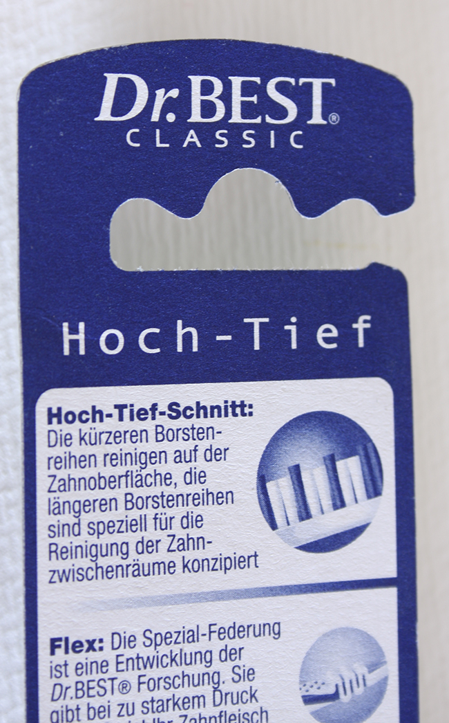Dr. Best Zahnb�rste Produktkontrolle Qualit�t