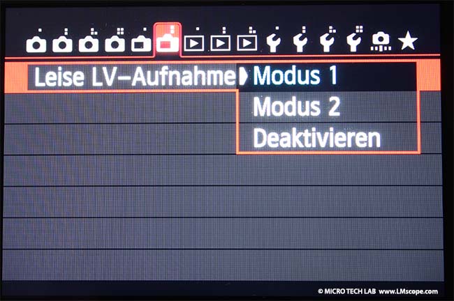 Canon EOS 6D Vollformatkamera f�r Mikroksopie ausr�sten