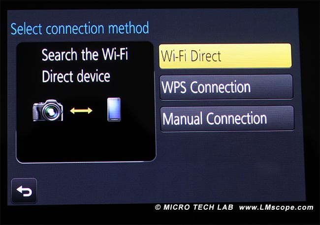 Wi-Fi panasonic app f�r die Mikroskopie
